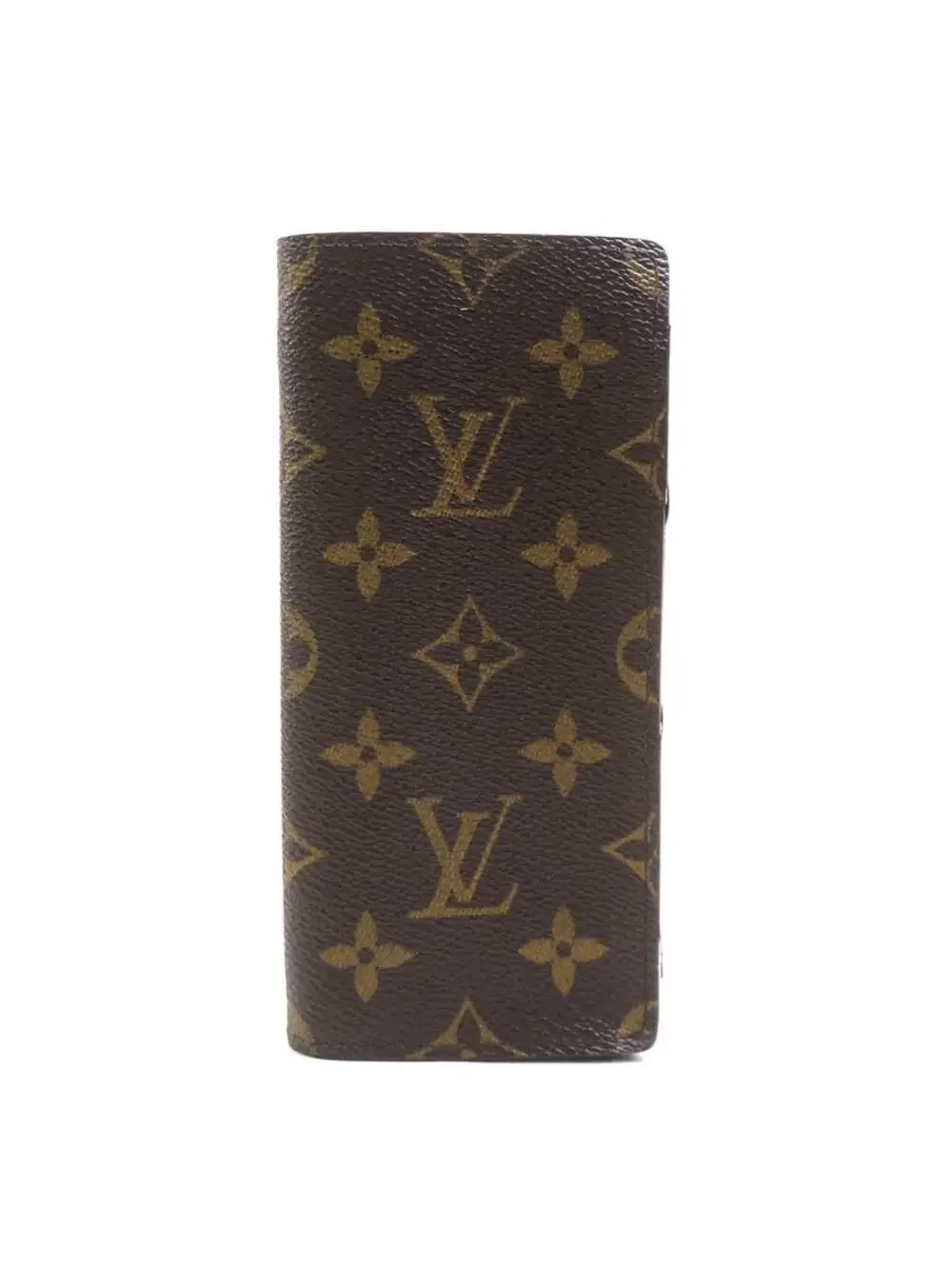 Auth Louis Vuitton Glasses Case Brown #297681L91B